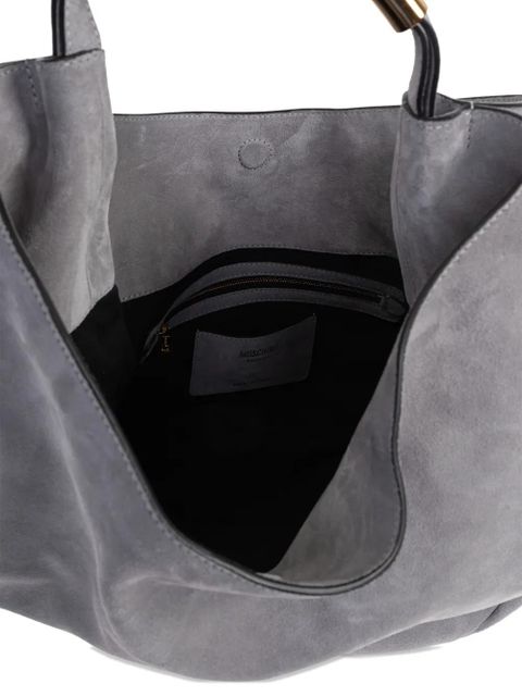 Moschino Handle Me ring handle shoulder bag - Grey