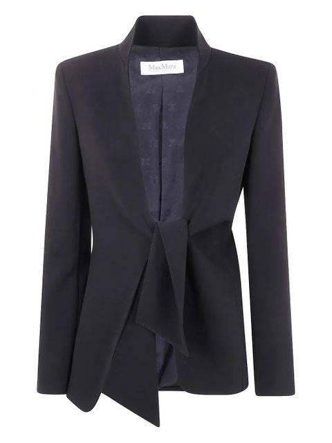 Max Mara Ghiotto tie-fastening blazer - Black - zdjęcie produktu nr 1