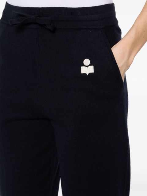 MARANT ÉTOILE Kira logo-embroidered track pants - Blue