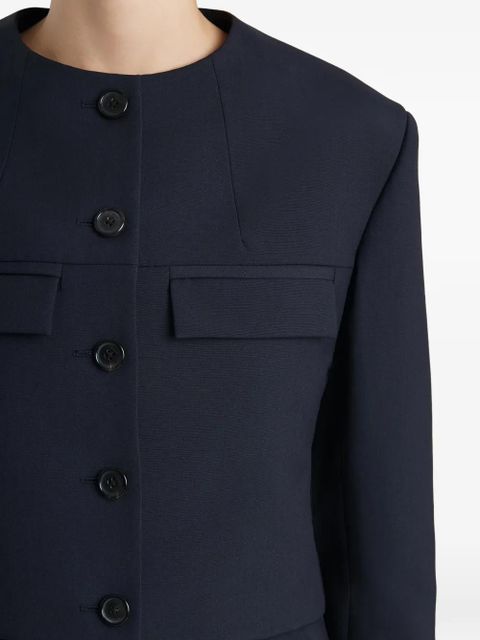 KHAITE Roto jacket - Blue