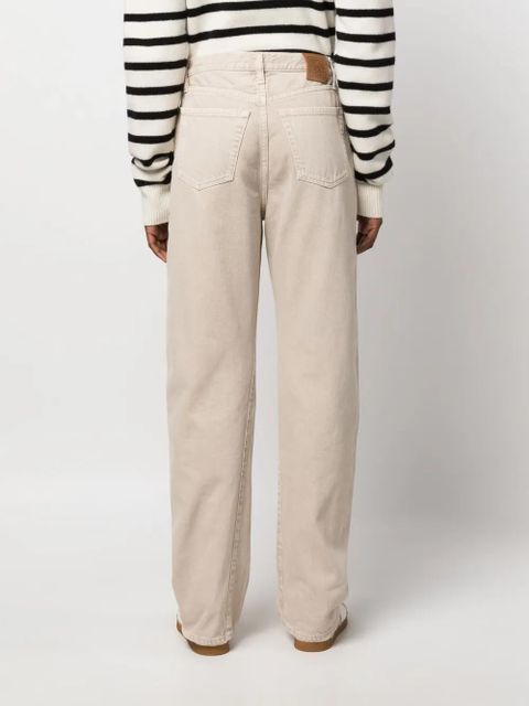TOTEME Twisted Seam straight-leg jeans - Neutrals