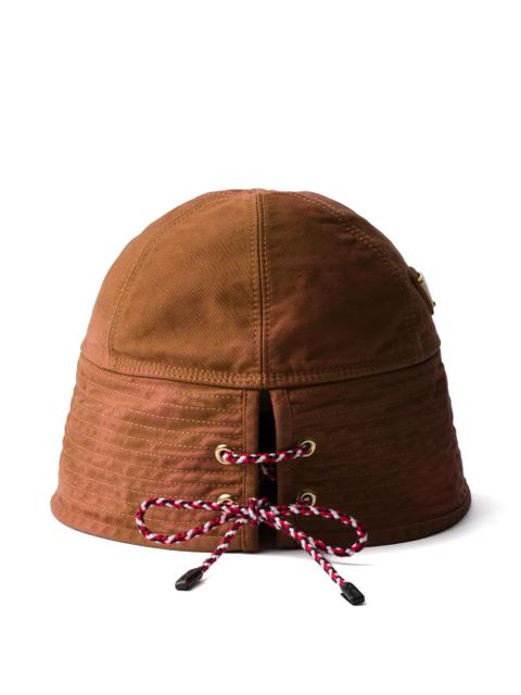 Prada cotton bucket hat - Brown