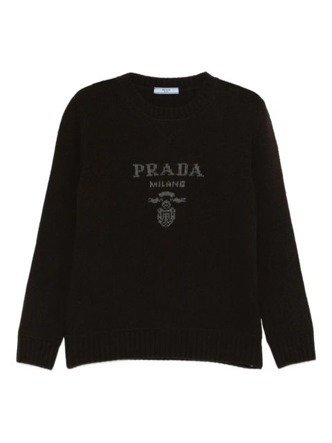 Prada crew-neck sweater - Brown - zdjęcie produktu nr 1