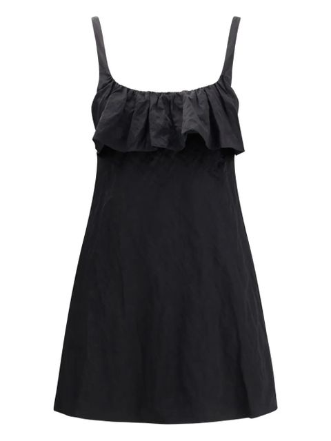 Chloé ruffled backless mini dress - Black - zdjęcie produktu nr 1