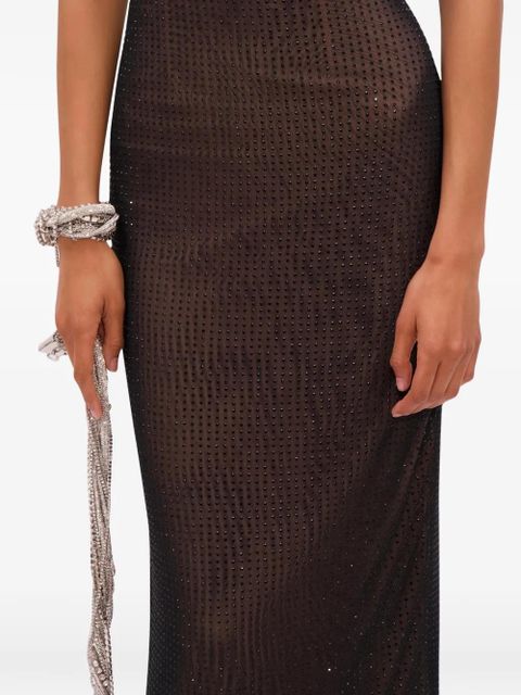 AREA Messy crystal-embellished multi-strand bracelet - Silver - zdjęcie produktu nr 2