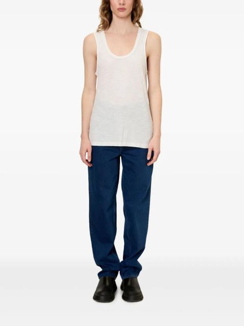 American Vintage Jacksonville scoop neck vest - White - zdjęcie produktu nr 2