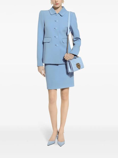 Dolce & Gabbana DNA buttoned flap pocket blazer - Blue