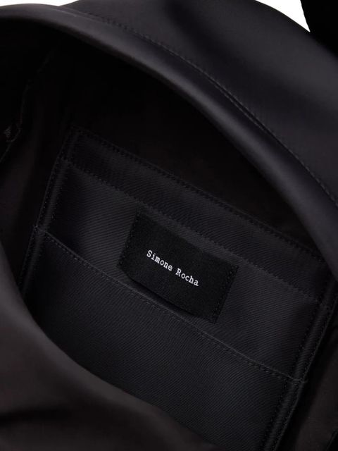 Simone Rocha Utility bow backpack - Black