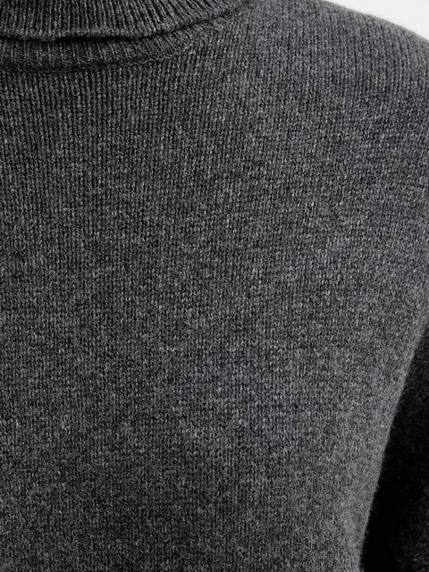 Marc O'Polo sukienka z dodatkiem wełny kolor szary mini prosta 5000007956