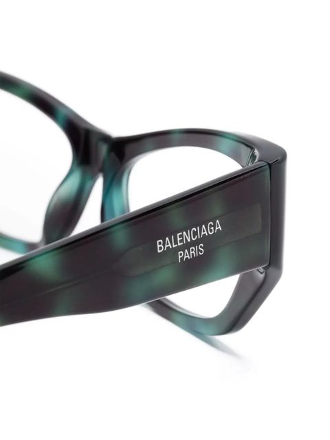 Balenciaga Eyewear cat-eye glasses - Green