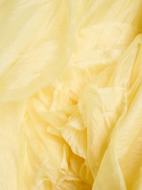 Aje Ecliptica crinkled-ruffled maxi dress - Yellow - zdjęcie produktu nr 2