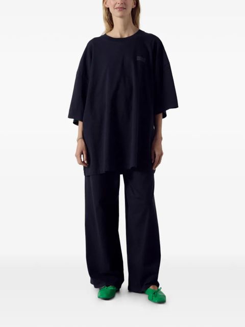 American Vintage logo-print oversized T-shirt - Black - zdjęcie produktu nr 2