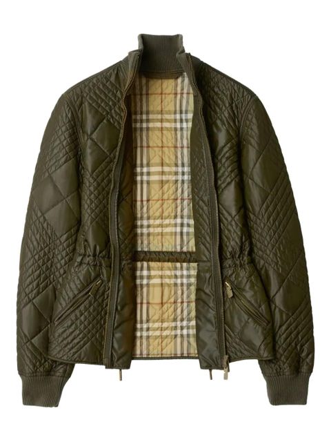 Burberry drawstring-waist jacket - Green