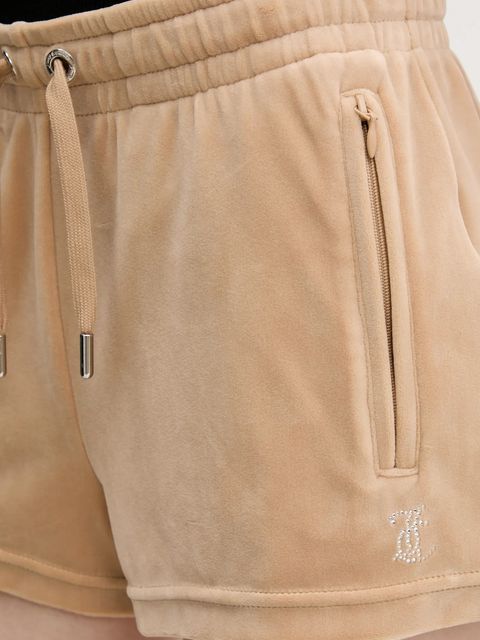 Juicy Couture szorty welurowe TAMIA