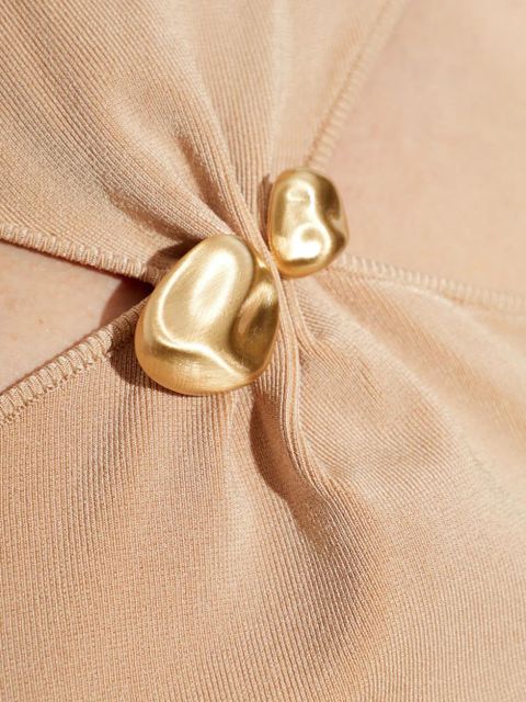 Cult Gaia Katherine mock-neck top - Neutrals