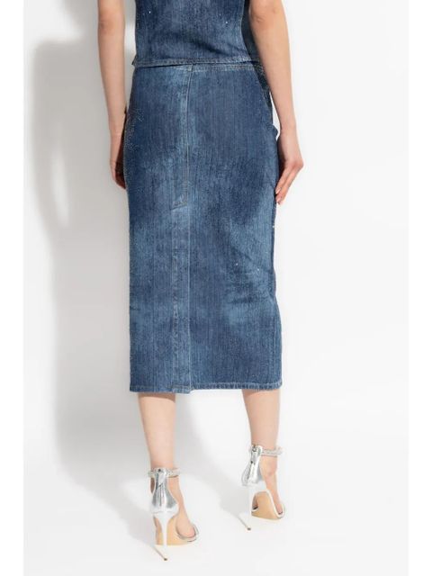 Diesel De-Pra-S3 midi skirt - Blue