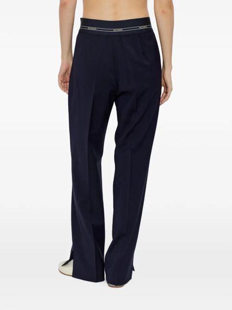 BOGNER Marlene logo-waistband trousers - Blue