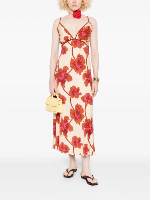 Johanna Ortiz Sendero de Astromelias midi dress - Neutrals - zdjęcie produktu nr 2