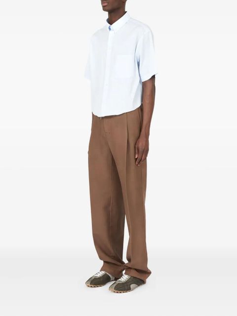 Maison Margiela cotton shirt - Blue - zdjęcie produktu nr 2