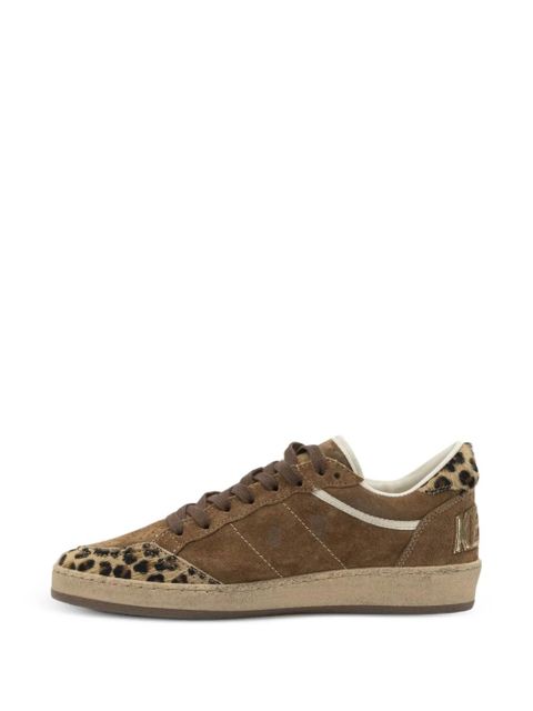 Golden Goose Ball Star leopard sneakers - Brown