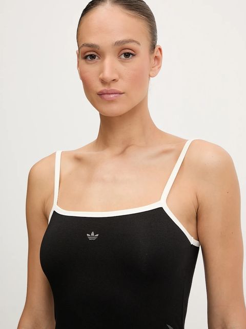 adidas Originals sukienka Tank Dress kolor czarny mini dopasowana JW7266