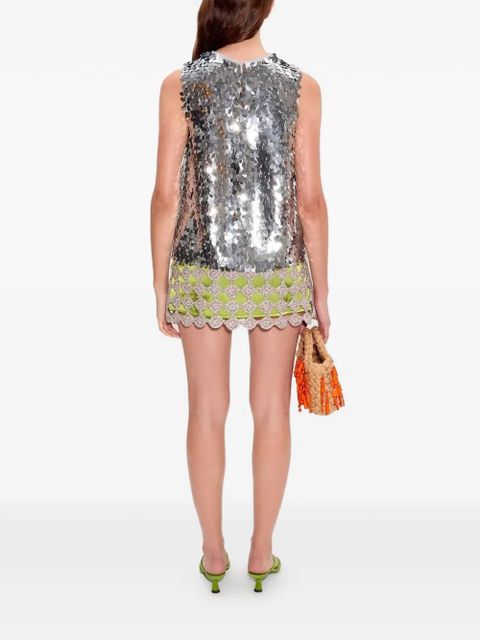 Simon Miller Shirley sequin-embellished top - Silver