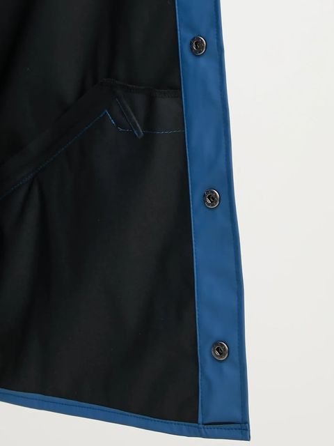 Rains kurtka Jacket W3 kolor niebieski przejściowa 12010