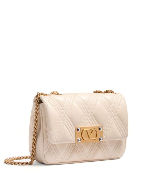 Valentino Garavani small Quiltie 67 shoulder bag - Neutrals