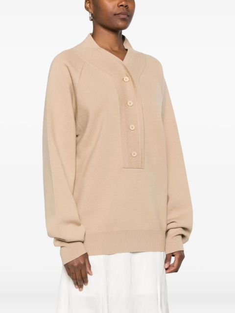 Aya Muse Henley jumper - Neutrals
