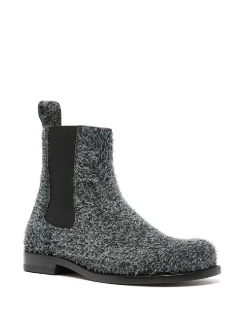 LOEWE Campo brushed-suede Chelsea boots - Grey