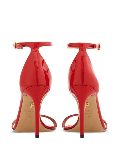 Ferragamo 90mm strappy stiletto sandals - Red
