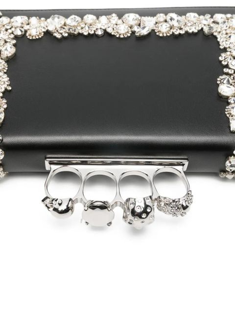 Alexander McQueen Knuckle clutch bag - Black
