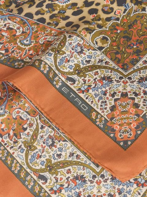 ETRO paisley-animal motif scarf - Neutrals - zdjęcie produktu nr 2