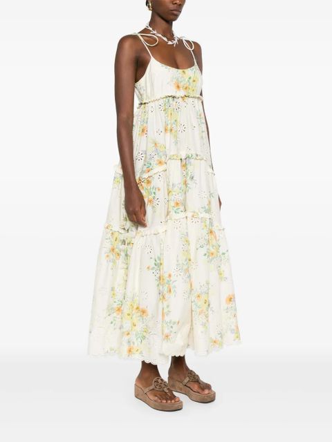 ALEMAIS floral-print dress - Neutrals