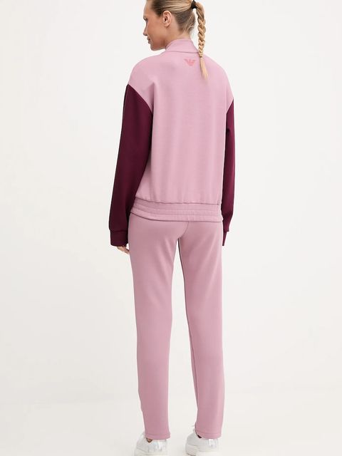 EA7 Emporio Armani dres damski kolor różowy AF16251.7W000562