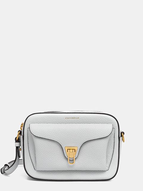 Coccinelle torebka skórzana kolor niebieski E1 MF6 15 02 01 - zdjęcie produktu nr 1