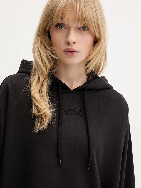 Vans sukienka kolor czarny mini oversize VN000RD2BLK1