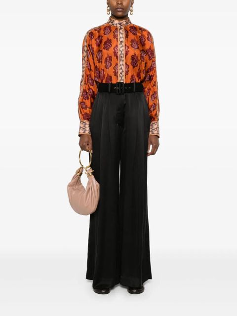 ZIMMERMANN Tuck trousers - BLACK - zdjęcie produktu nr 2