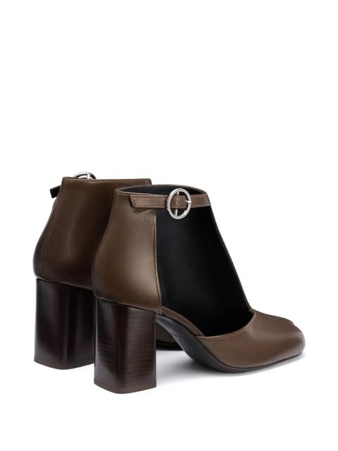 LEMAIRE 80mm cut-out boots - Brown