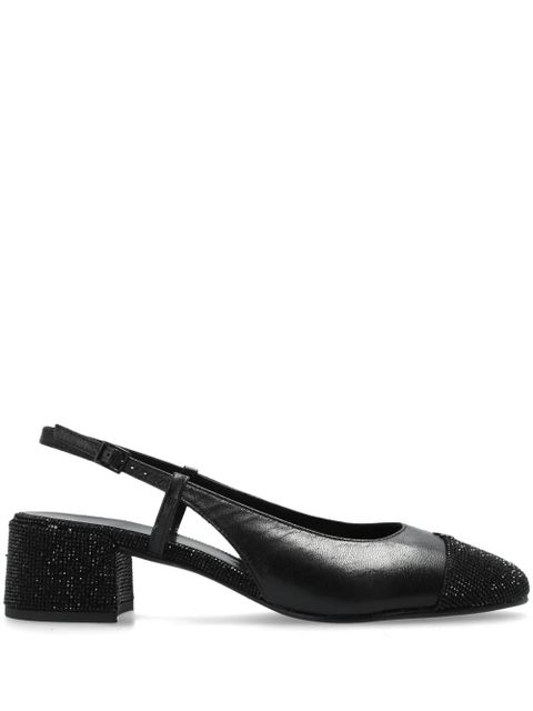 Tory Burch 45mm cap-toe slingback pumps - Black - zdjęcie produktu nr 1