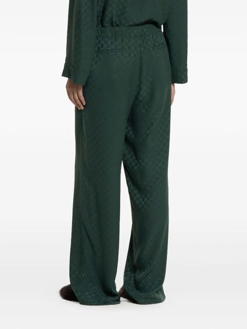 Gucci GG-jacquard trousers - Green - zdjęcie produktu nr 2