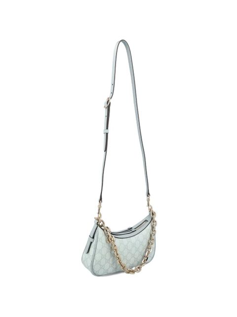 Gucci chain-strap logo-motif shoulder bag - Blue