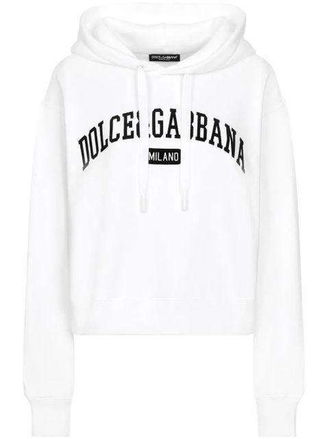 Dolce & Gabbana logo-print hoodie - White - zdjęcie produktu nr 1