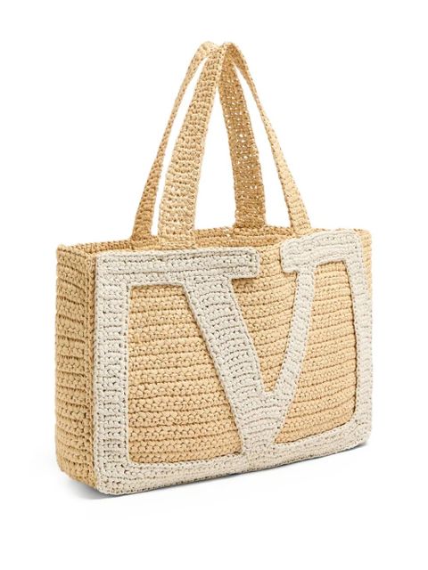 Valentino Garavani Vlogo tote bag - Neutrals
