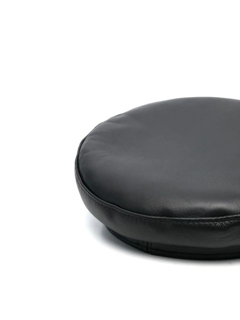 MISBHV logo-plaque leather gavroche hat - Black - zdjęcie produktu nr 2