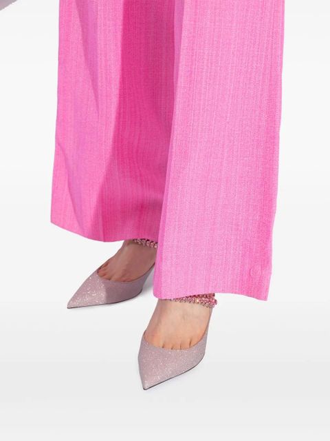 Jimmy Choo Bing crystal embellished mules - Pink