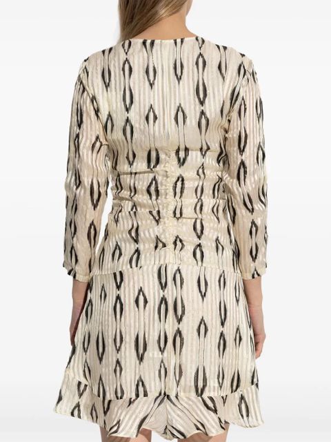 ISABEL MARANT Octavia mini dress - Neutrals