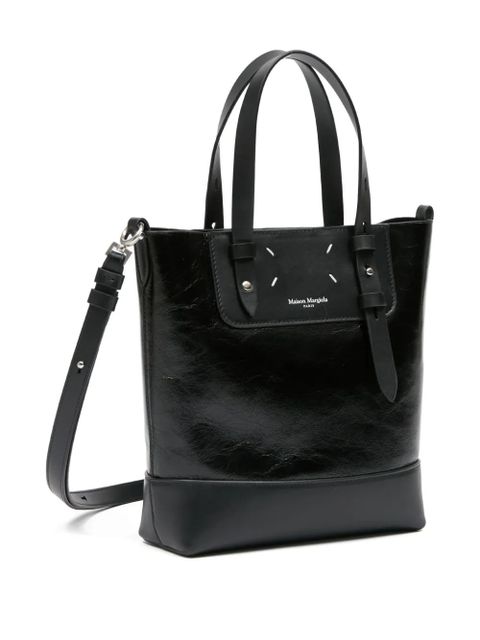 Maison Margiela mini Vertcal strap tote bag - Black