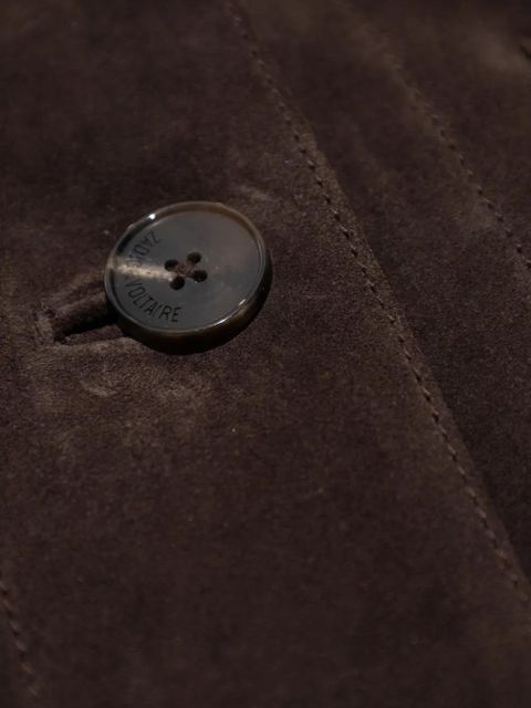 Zadig&Voltaire Lessa button-up jacket - Brown