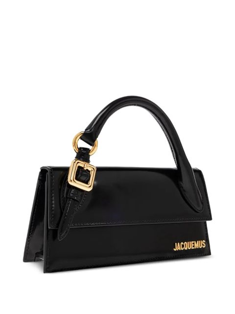 Jacquemus The Elongated Chiquito leather tote bag - Black
